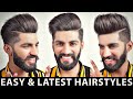 How to make 3 attractive and easy mens hairstyles at home in 1 minute  mens hairstyle