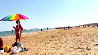 Beach Cabanal | Valencia  5 October 2023| 4K  Walking Tour