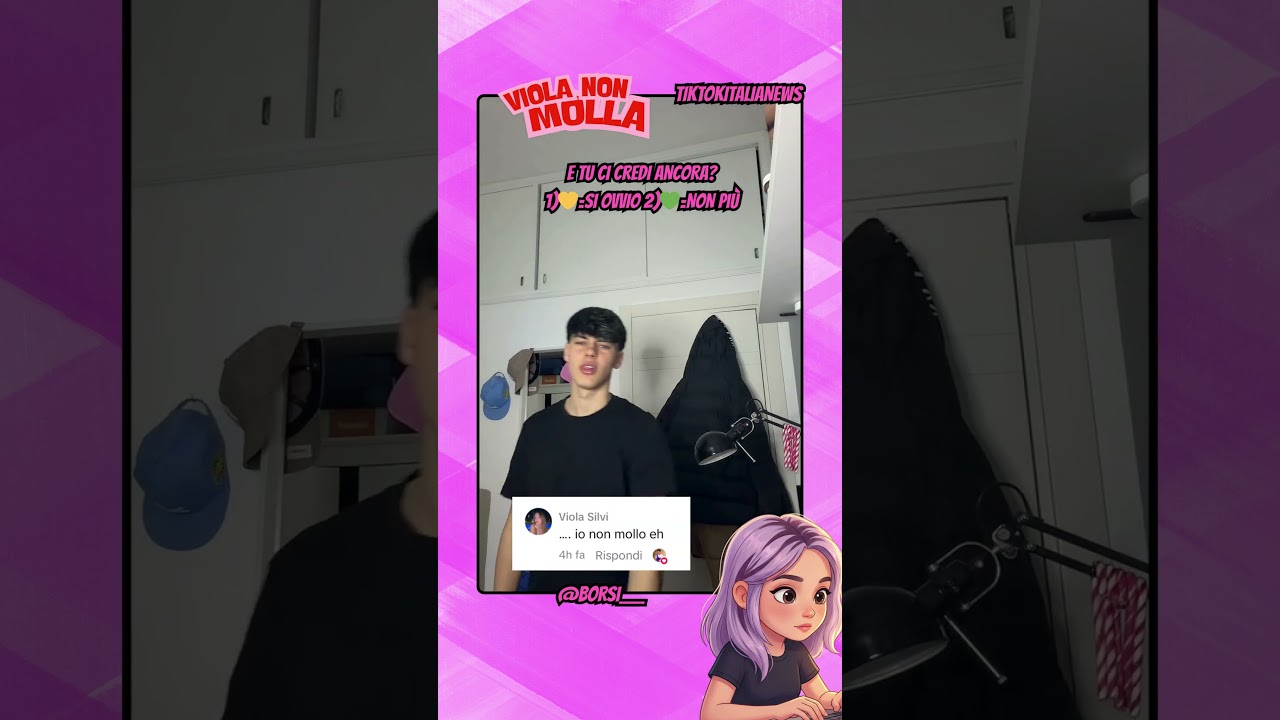 VIOLA SILVI NON SMETTE DI CREDERE IN UN RITORNO CON CRISTIANO BORSI #tiktok #greenscreen #webboh