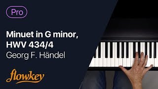 Minuet in G minor, HWV 434/4 – G. F. Händel (Piano Tutorial)