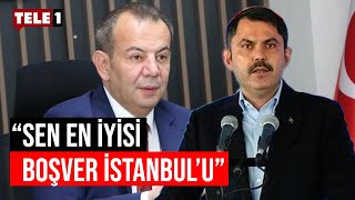 Murat Kurum'un yankı uyandıran gafına Tanju Özcan'dan esprili yanıt