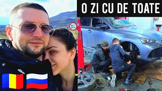 Walking through Gorj ⛰️ To the mechanic by car 🛠️ With friends in the city 🍽️