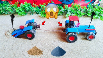 diy tractor bridge making machine mini science project || water pump || @keepVilla