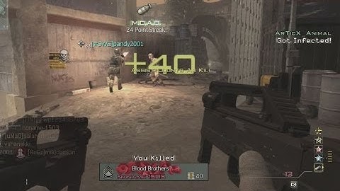 Meanwhile in MW3 (52 seconds Infected MOAB)