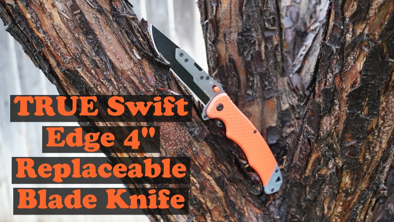 TRUE Swift Edge 4 Replaceable Blade Knife Review 