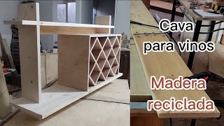 Cava para vinos, usando solo madera reciclada. by Recicla Pallet 15,878 views 1 year ago 15 minutes