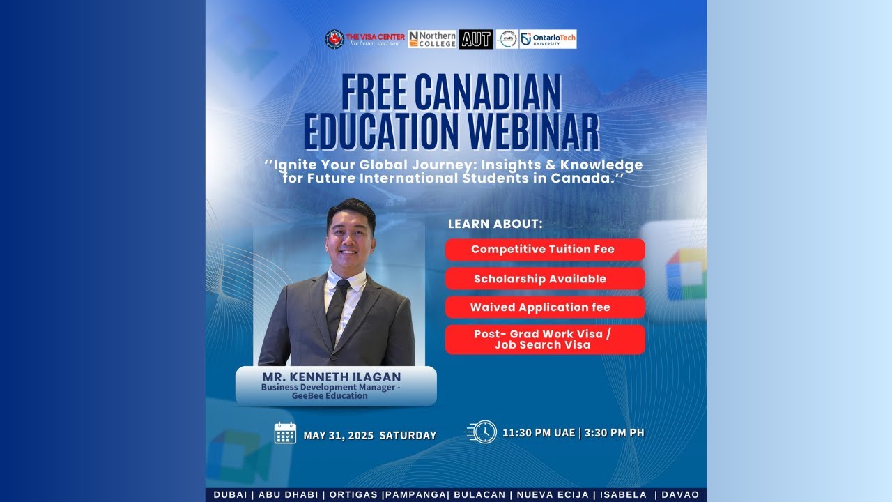 THE VISA CENTER LIVE WITH GEEBEE EDUCATION CANADA