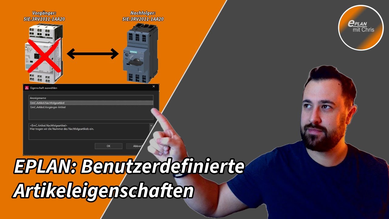Benutzerdefinierte Artikeleigenschaften in Eplan
