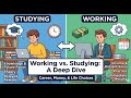 Working vs Studying | Easy English Listening (B1)