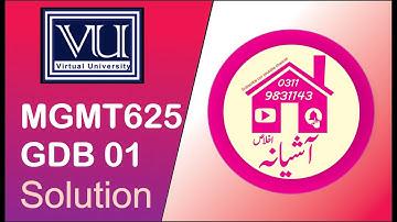 MGMT625 GDB 01 SOLUTION SPRING 2021