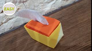Tissue Box -  طريقة صنع صندوق مناديل ورقية