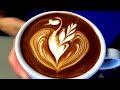 IKECCI'S Latte Art "flamingo" ラテアート フラミンゴ