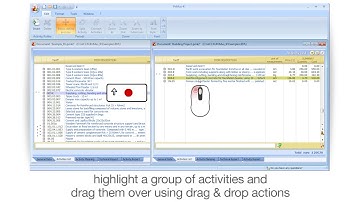 PriMus KRONO Tutorial - Acquisition an activity from another PriMus KRONO document - ACCA software