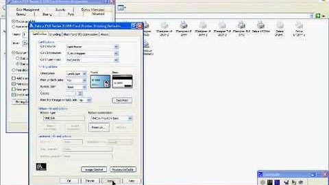 Zebra   ZXP Series 8 Printer - Advanced Tab