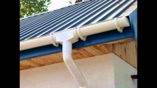 видео Водостоки для крыши: состав, установка