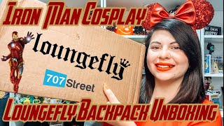 Iron Man Cosplay Loungefly Mini Backpack Unboxing | 707 Street | Loungefly Unboxing