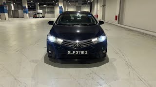 TOYOTA COROLLA ALTIS 1.6 CVT Push Start 2016 SLF3791G Singapore export cars 2016 Toyota Corolla Altis 1 6 Cvt Leather Seats Smv9973m Singapore Export Cars