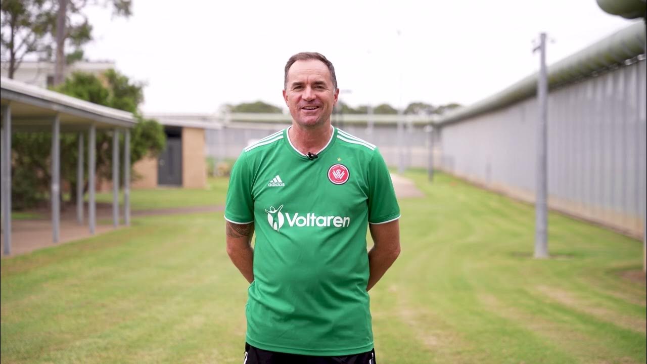 Western sydney wanderers visit cobham youth justice centre youtube