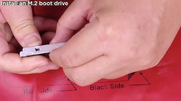 ThinkEdge SE350 V2 installing an M.2 boot drive