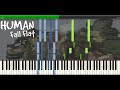 Test of time  human fall flat piano tutorial medium