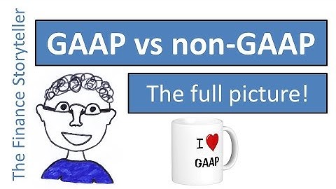 GAAP vs non-GAAP