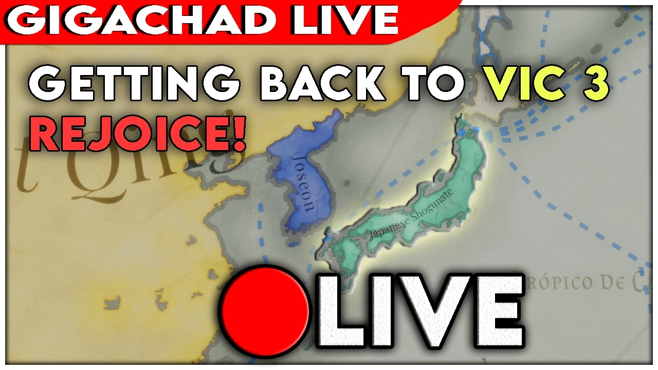 GETTING BACK INTO VIC 3 AS JAPAN | Victoria 3 GIGACHAD Live - YouTube
