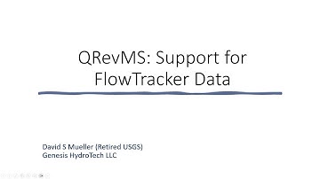QRevMS Support for FlowTracker Data