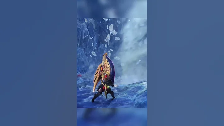 Barioth really thought he could hide behind a storm #monsterhunter #iceborne #chargeblade #shorts