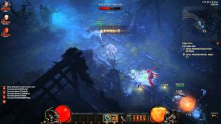 Diablo 3 beta Patch 10 Multiplayer Barbarian Play through part 1
