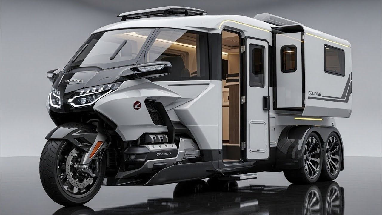 The Future of Road Trips? 2026 Honda Gold Wing Camper Tricycle RV 🚀✨