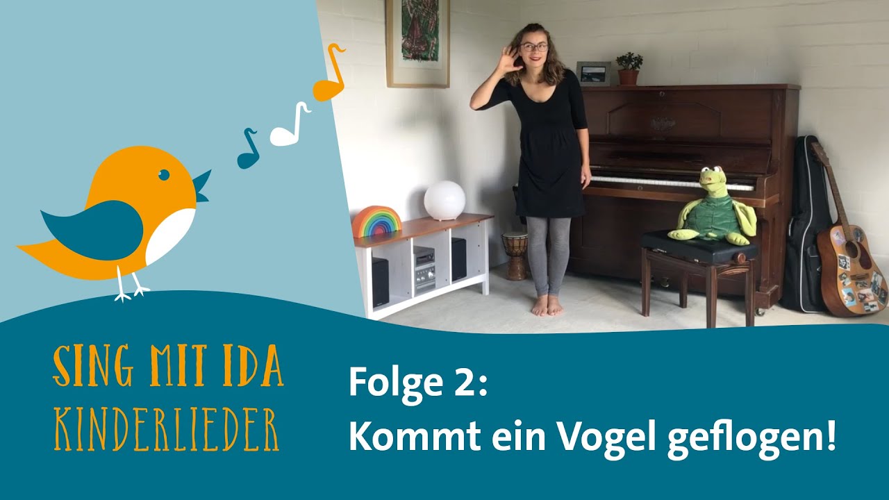 kommt ein vogel geflogen text