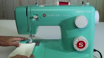 Singer Simple 3223 12 Holding Threads When Starting to Sew