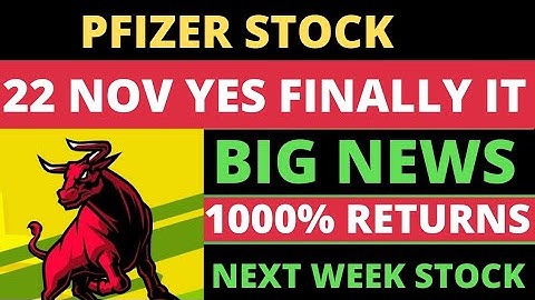 📈 Pfizer Stock Prediction - PFE Stock About To Explode? Institutions Are Buying