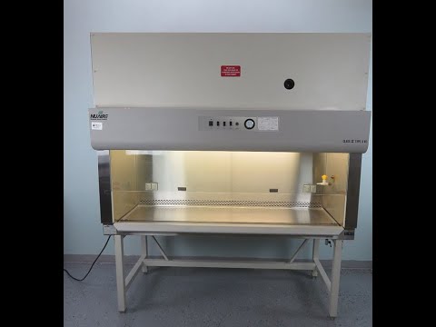 Nuaire 425 600 Class Ii A2 Biosafety Cabinet For Sale Youtube