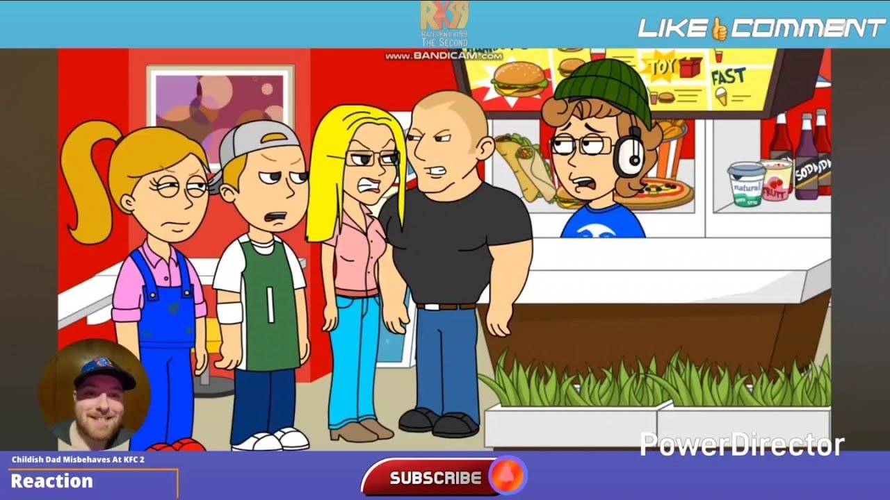 Childish Dad Misbehaves At KFC 2 Reaction