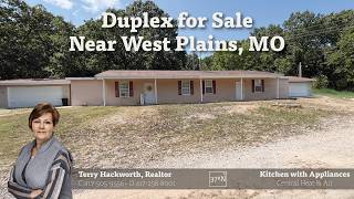 🏘️ Duplex For Sale Near West Plains MO | Two 3-Bedroom Units, 4-Car Garage & Investment Potential