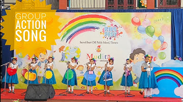 KIDS FEST 2K23 | Group Action Song | Neha Nobin | Prize 🏆 Winning Performance | Std 2 | 4K Video