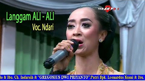 Langgam Jawa ALI -  ALI Voc. NDARI Campursari JANGKRIK UPO