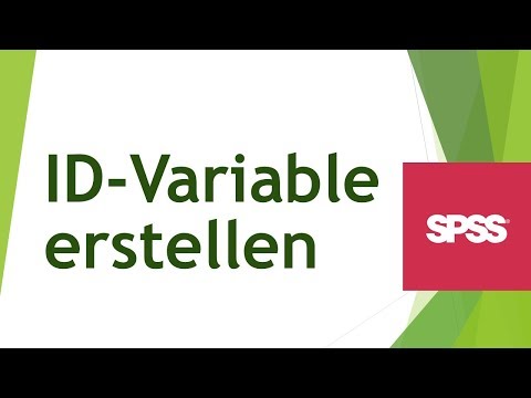 ID-Variable in SPSS erstellen