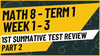 REVIEW MATH 8 FIRST SUMMATIVE TEST TERM 1 PART 2