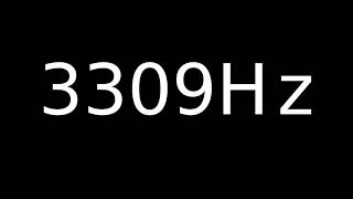 Speaker Sound Test 3309Hz