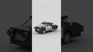 LEGO American Police Car #legomoc #3d #legocreation