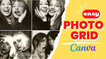 Create an Awesome 🖼️ PHOTO GRID COLLAGE 🖼️ Easily for FREE Using Canva! (3000+ Templates)