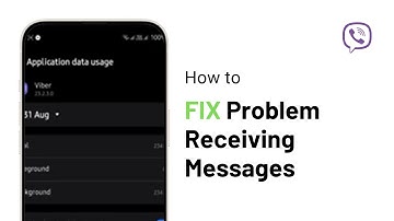 Having Problem Receiving Messages on Viber