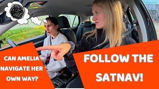 First Time Using Sat Nav on Driving Lesson | Amelia Takes the Lead #drivinginstructor#drivinglesson Wealth