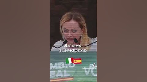 Un tripudio in Spagna per Giorgia Meloni invitata da Santiago Abascal per Macarena pres. Andalusia