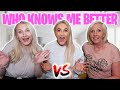 MUM VS SISTER WHO KNOWS ME BETTER CHALLENGE!!