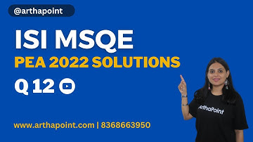 ISI PEA MSQE 2022 Past Year Solutions | ISI MSQE PEA Past Year Solutions | ISI MSQE PEB Solutions