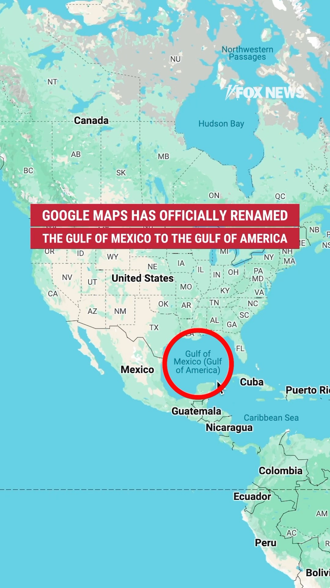 America: Land of the free, now home to the gulf.