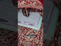 Bridal Nikaah Signature Moments Shorts Ytshortsindia Bridal Nikah Moments